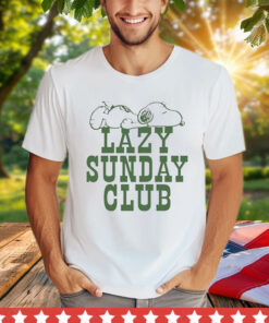 Snoopy Lazy Sunday Club T-Shirt