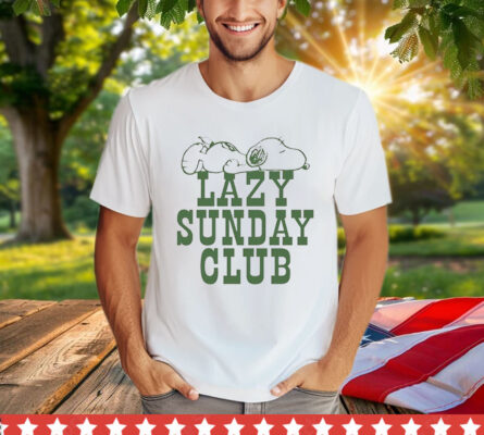 Snoopy Lazy Sunday Club T-Shirt