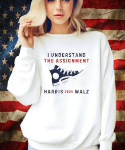 Chucks And Pearls I Understand The Assignment Harris Walz 2024 Shirt