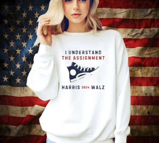 Chucks And Pearls I Understand The Assignment Harris Walz 2024 Shirt