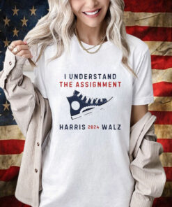 Chucks And Pearls I Understand The Assignment Harris Walz 2024 Shirt