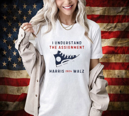 Chucks And Pearls I Understand The Assignment Harris Walz 2024 Shirt