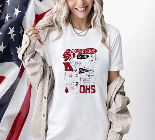 School of the Osage Indians Doodle Shirt