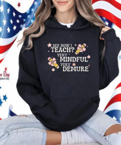 See How I Teach Very Mindful Very Demure Shirt