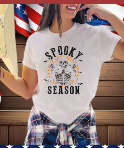 Skeleton Spooky Season Halloween T-Shirt