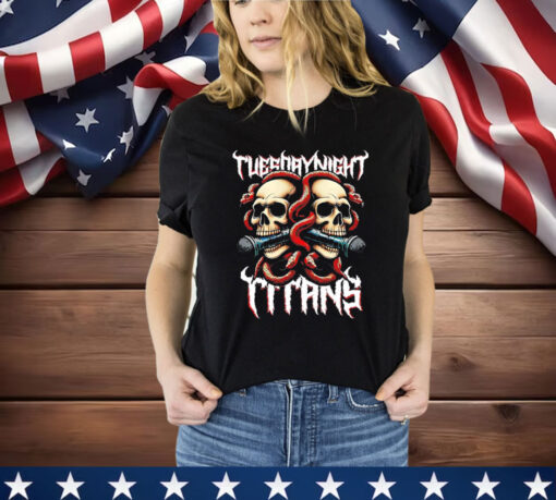 Skull Tuesday Night Titans T-Shirt