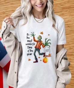 Zombie It’s The Most Wonderful Time Of The Year Halloween Shirt