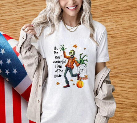 Zombie It’s The Most Wonderful Time Of The Year Halloween  Shirt