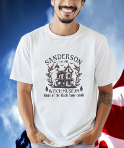 Sanderson Est 1693 Witch Museum Home Of The Black Flame Candle Shirt