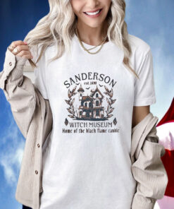 Sanderson Est 1693 Witch Museum Home Of The Black Flame Candle Shirt