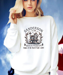 Sanderson Est 1693 Witch Museum Home Of The Black Flame Candle Shirt