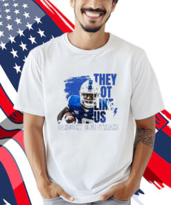 They Not Like Us Sandusky Blue Streaks Shirt