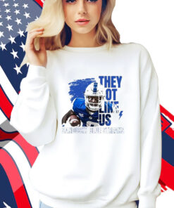 They Not Like Us Sandusky Blue Streaks Shirt