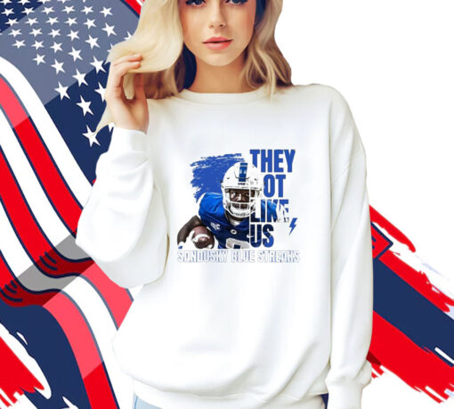 They Not Like Us Sandusky Blue Streaks Shirt