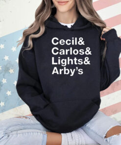 Cecil & Carlos & Lights & Arby’s T-Shirt