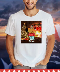 Chill Guy Dog Christmas T-Shirt