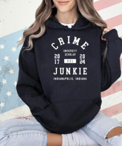 Crime University Scholar Junkie Indianapolis Shirt