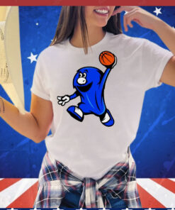 Dicks Xavier Musketeers Blue Basketball Blue Blob T-Shirt