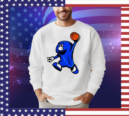 Dicks Xavier Musketeers Blue Basketball Blue Blob T-Shirt