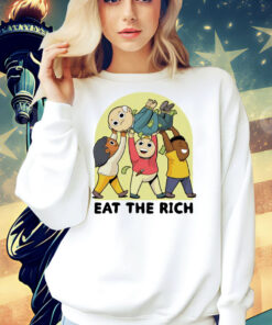 Eat the rich cartoon shirt