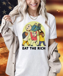 Eat the rich cartoon shirt