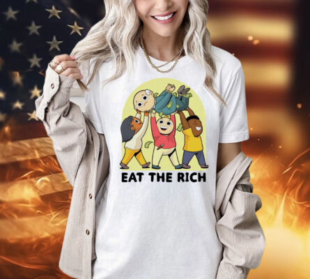 Eat the rich cartoon shirt