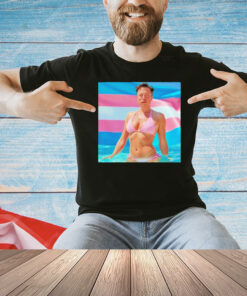 Elon Musk bikini pride flag Shirt