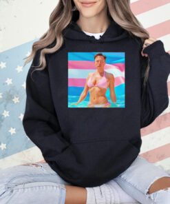 Elon Musk bikini pride flag Shirt