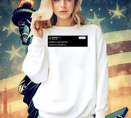 Elon Musk sea watch is a criminal organization Shirt