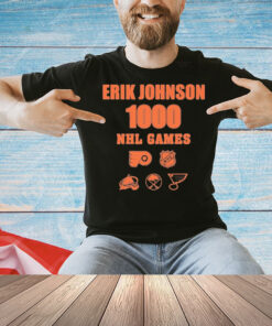 Erik Johnson 1000 NHL games Shirt