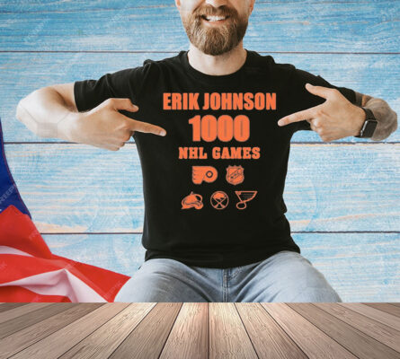 Erik Johnson 1000 NHL games Shirt