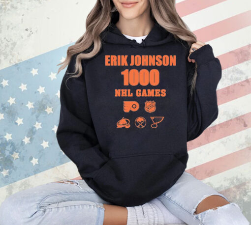 Erik Johnson 1000 NHL games Shirt