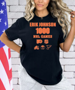 Erik Johnson 1000 NHL games Shirt