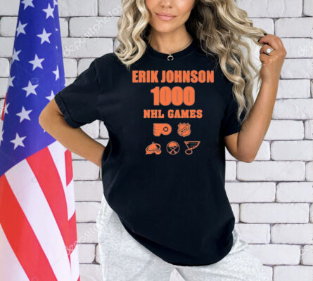 Erik Johnson 1000 NHL games Shirt