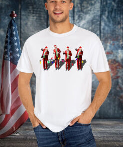 Funny Trump Dance Christmas Light Santa Trump Xmas Shirt