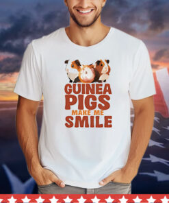 Guinea pigs make me smile T-Shirt