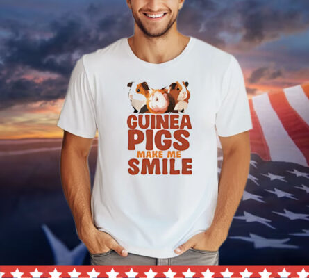 Guinea pigs make me smile T-Shirt