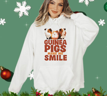 Guinea pigs make me smile T-Shirt