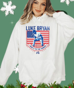 Luke Bryan here’s to the farmer farm T-Shirt