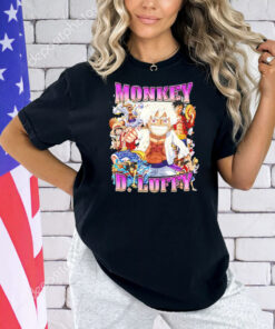 Monkey D. Luffy II One Piece cartoon graphic Shirt