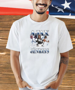 Official Ariel Jenkins Georgetown Hoyas basketball 90s Retro Signature Graphic T-Shirt