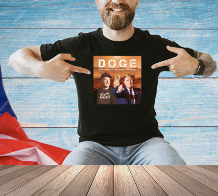 Official Donald Trump Vance Elon Musk Trump Doge Department Of Government Efficiency T-Shirts