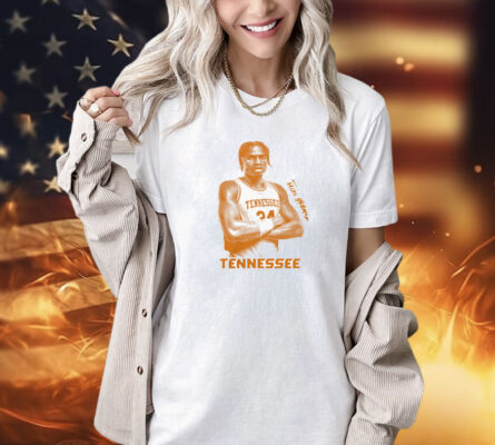 Official Felix Okpara Tennessee Volunteers Basketball Portrait Graphic T-Shirt