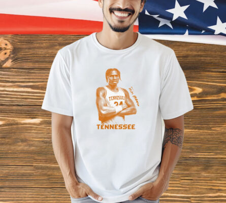 Official Felix Okpara Tennessee Volunteers Basketball Portrait Graphic T-Shirt