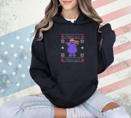 Official Grimace Ugly Sweater Christmas 2024 T-Shirt