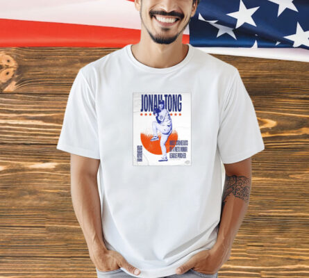 Official Jonah Tong 160 Strikeouts Tied For Most Strikeouts By A Mets Minor League Pitcher Since 2018 Poster T-Shirt