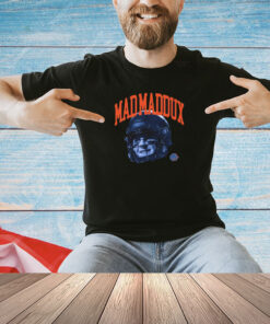 Official Maddux Madsen Boise State Broncos Royal Portrait Graphic T-Shirt