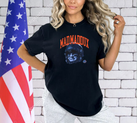 Official Maddux Madsen Boise State Broncos Royal Portrait Graphic T-Shirt