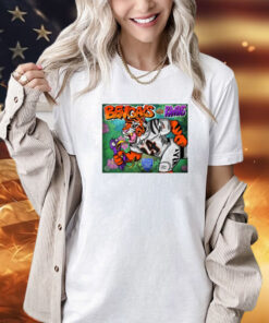 Official NFL Cincinnati Bengals vs Baltimore Ravens Thursday Night Football Nov 7th 2024 Mascot Poster T-Shirt