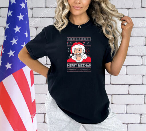 Official Santa Merry Rizzmas Ugly Sweater Christmas 2024 T-Shirt